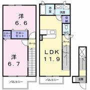 フィオーレシミズの間取り画像