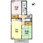 ウォーター･シールド Aの間取り画像