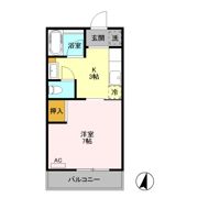 コーポパピヨンの間取り画像