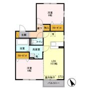 Freedom Court Ⅲの間取り画像