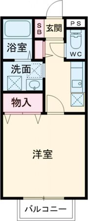 オレンジハイツの間取り画像