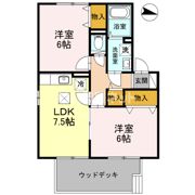 クレール山之上の間取り画像