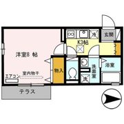 リヤフィールド Bの間取り画像