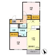 ソレーユ Aの間取り画像
