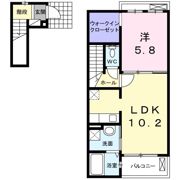 レジデンス プラシードの間取り画像