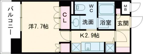 リーガル神戸海岸通りの間取り画像