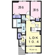 アニメートヒル Ⅰの間取り画像