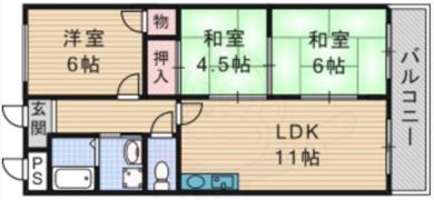 プランドール・メゾンの間取り画像