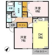 ロイヤルタウン寺町 貮番館の間取り画像