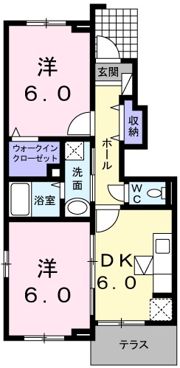 エクレール城南一番館の間取り画像