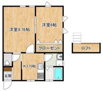 WEST畠山の間取り画像