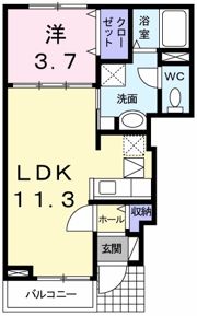 カーネリアンAの間取り画像