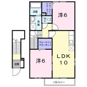 クォーク18Cの間取り画像