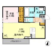 メゾン ラフィーネⅡの間取り画像