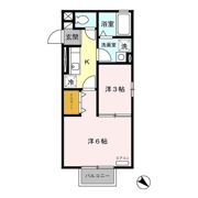 フラッツ槙尾の間取り画像