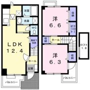 カサ デ フロールの間取り画像