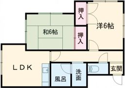 グランデ東香里Ⅰの間取り画像