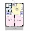 コーポシャインⅡの間取り画像