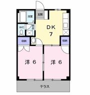 コーポシャインⅡの間取り画像