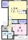 ラ ラ・シャト－美登利パートⅡの間取り画像