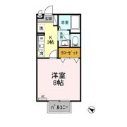 サフラン Bの間取り画像