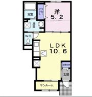 アネックス 中央の間取り画像