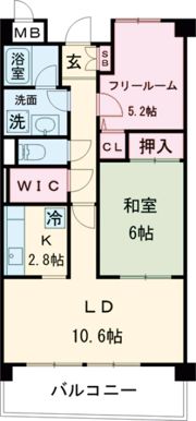 アドミラブールの間取り画像