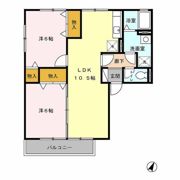 リヴェール石原の間取り画像