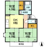 プレジール上ノ郷 A棟の間取り画像