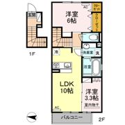 シャルム花立の間取り画像