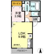 エクレール上代Ⅱの間取り画像