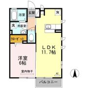 ホームパーティーⅥ号館の間取り画像