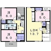 サンシャインコテージⅡ Cの間取り画像