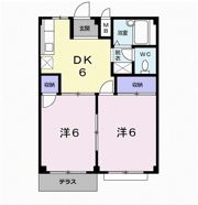O．KハイツⅡの間取り画像