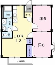 メゾンエスポワールBの間取り画像