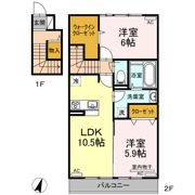 D-room西梶尾の間取り画像