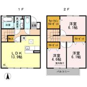 ボーヌンク横手の間取り画像