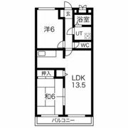 ハーモニーマンションD棟の間取り画像