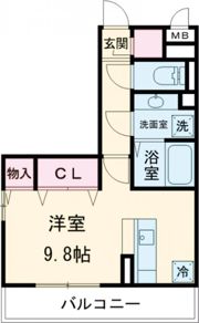アザックけやき通りの間取り画像
