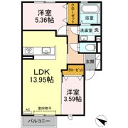COZYマンションの間取り画像