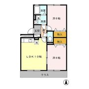 セジュール江越の間取り画像