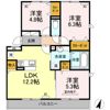 オッツ池田の間取り画像