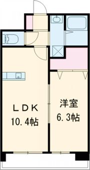 クロノス41新町IVの間取り画像