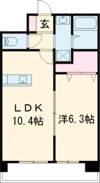 クロノス41新町IVの間取り画像