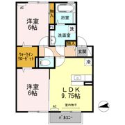 クレールとみあいの間取り画像