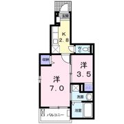 カーサプラシードⅡの間取り画像