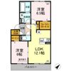 D-room帯山西の間取り画像