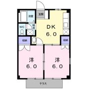 中川ハイツⅡの間取り画像