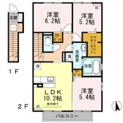 アムール城南 B棟の間取り画像
