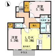 セジュール池亀町 A棟の間取り画像